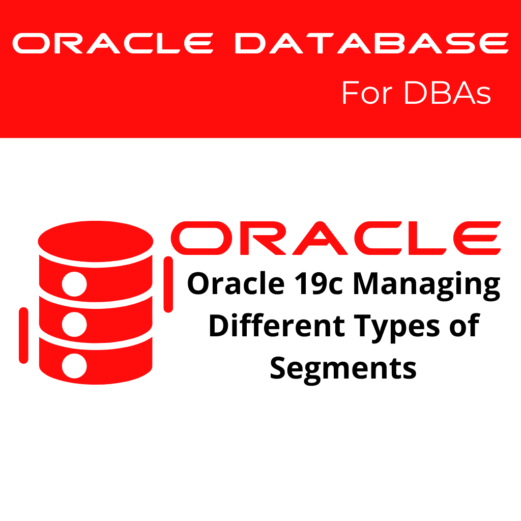 Oracle 19c Managing Different Types of Segments