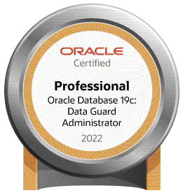Oracle certification Verifiied Badge