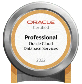 Oracle certification Verifiied Badge