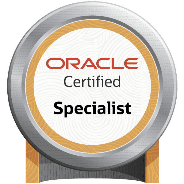 Oracle certification Verifiied Badge