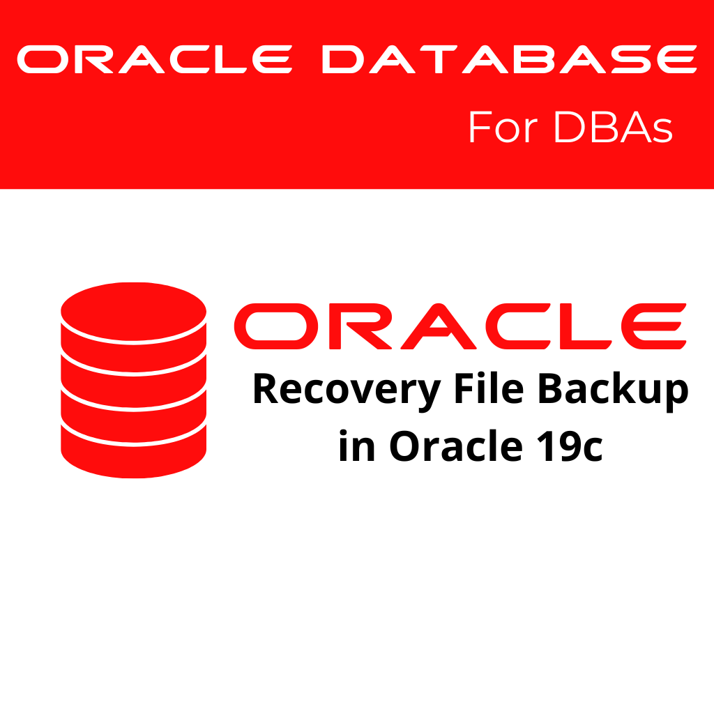 Backup of Recovery File in Oracle 19c